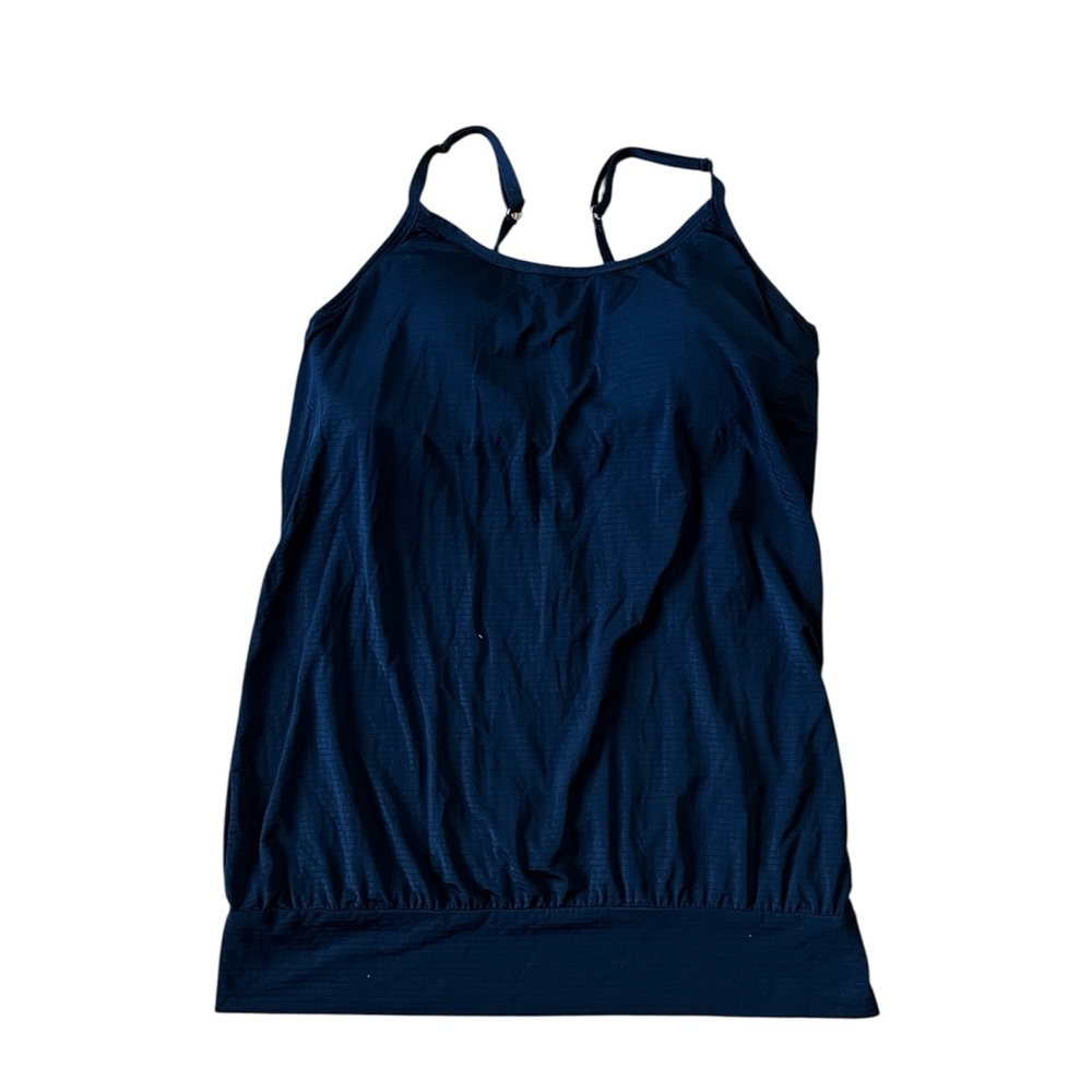 Beyond Yoga Navy Blue Racerback Tank Top